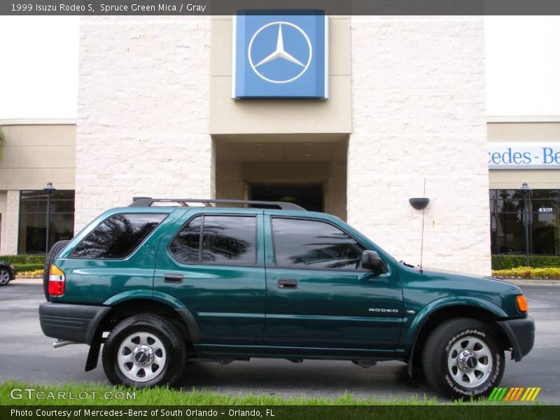 Spruce Green Mica / Gray 1999 Isuzu Rodeo S