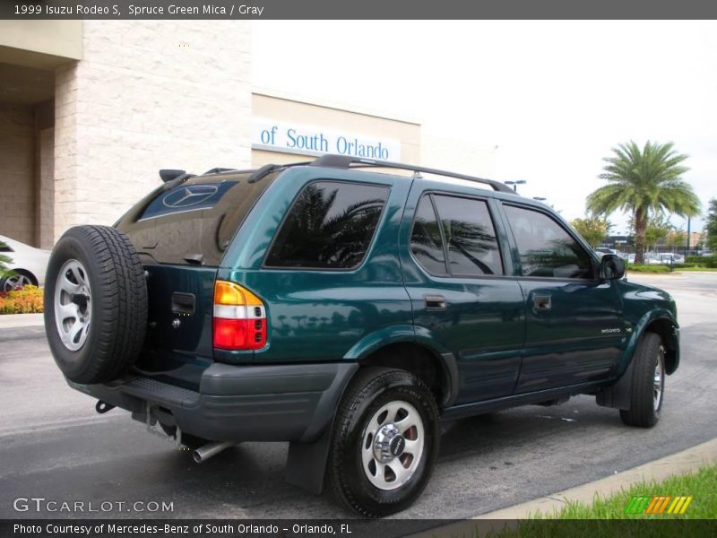 Spruce Green Mica / Gray 1999 Isuzu Rodeo S