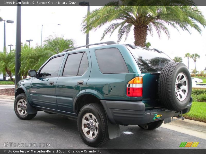 Spruce Green Mica / Gray 1999 Isuzu Rodeo S