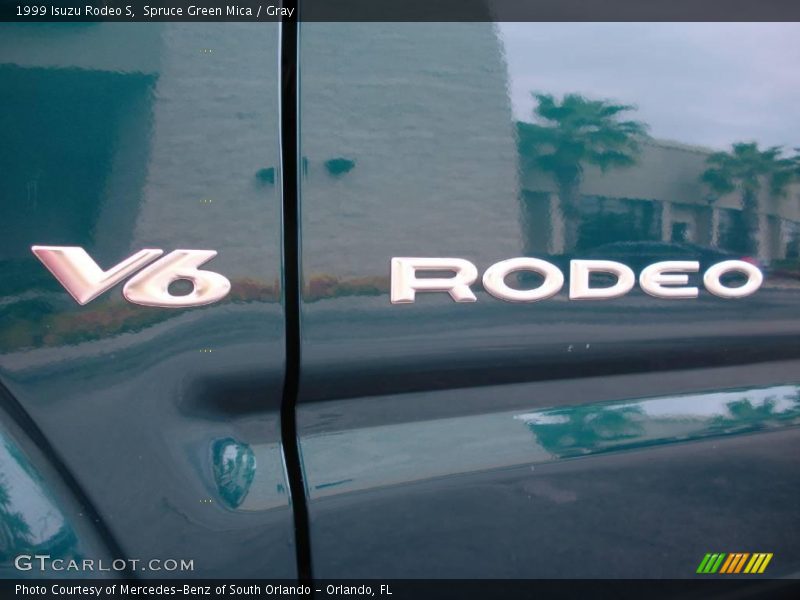 Spruce Green Mica / Gray 1999 Isuzu Rodeo S