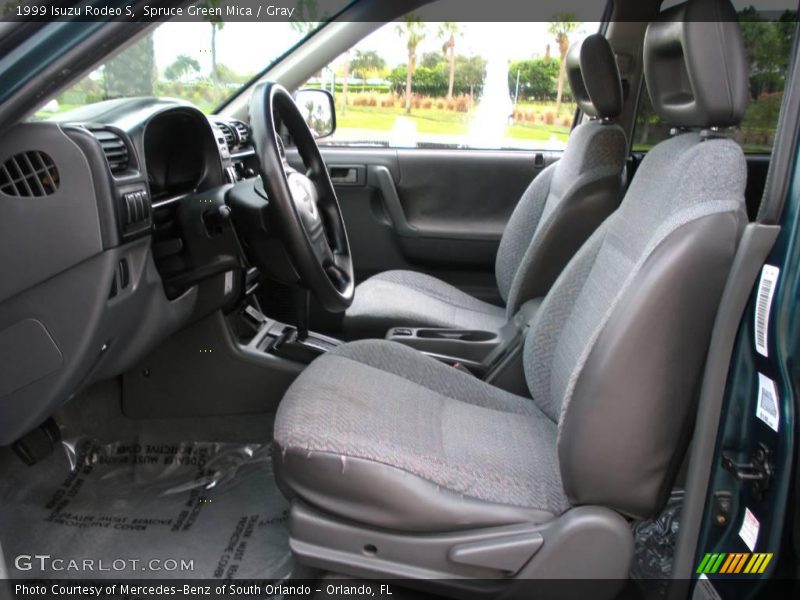 Spruce Green Mica / Gray 1999 Isuzu Rodeo S