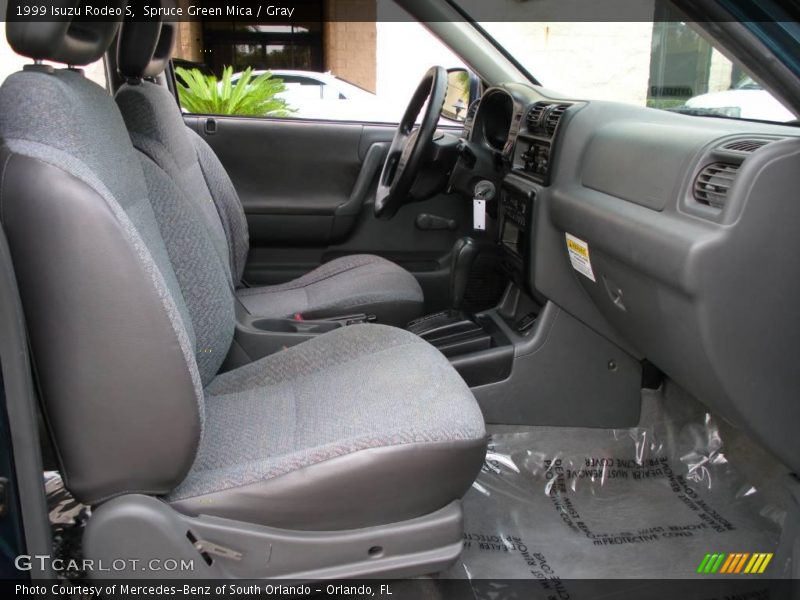 Spruce Green Mica / Gray 1999 Isuzu Rodeo S
