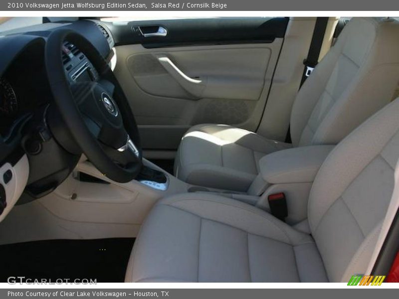 Salsa Red / Cornsilk Beige 2010 Volkswagen Jetta Wolfsburg Edition Sedan