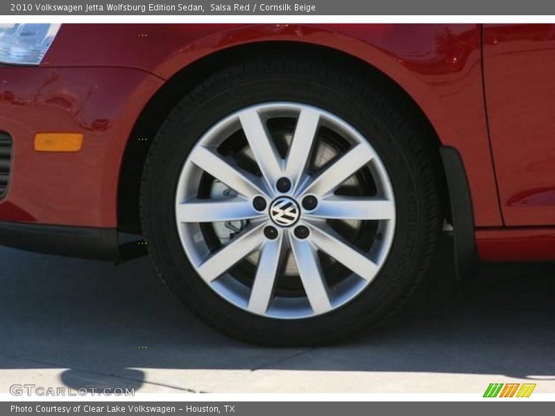 Salsa Red / Cornsilk Beige 2010 Volkswagen Jetta Wolfsburg Edition Sedan