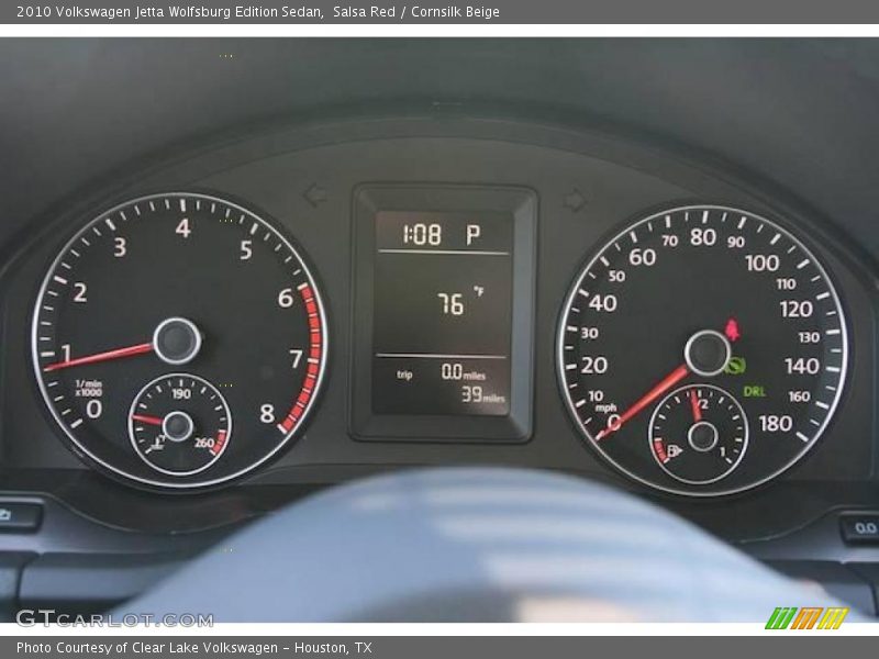 Salsa Red / Cornsilk Beige 2010 Volkswagen Jetta Wolfsburg Edition Sedan