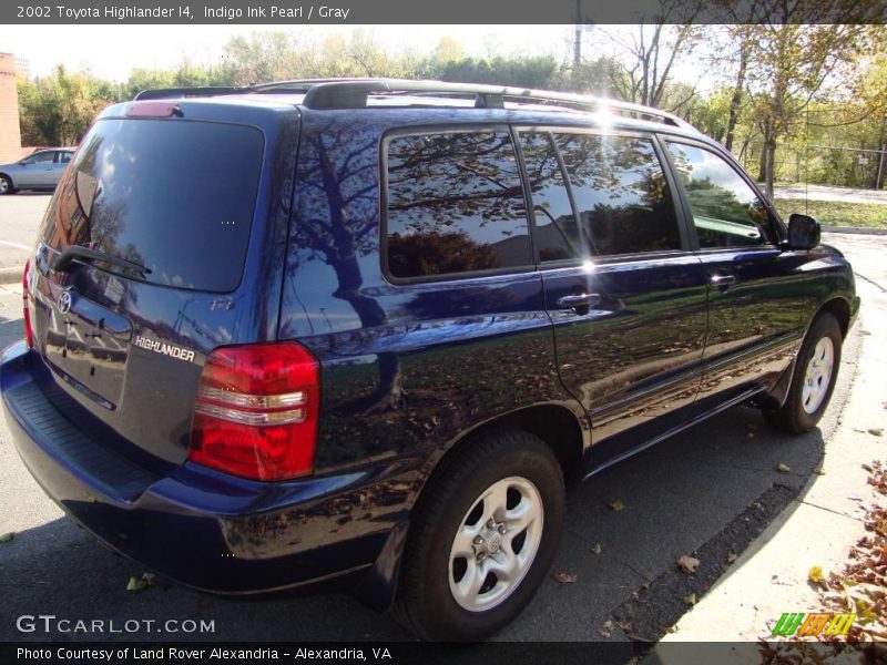 Indigo Ink Pearl / Gray 2002 Toyota Highlander I4
