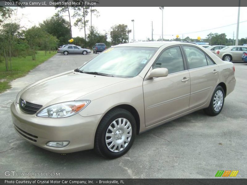 Desert Sand Mica / Taupe 2003 Toyota Camry LE