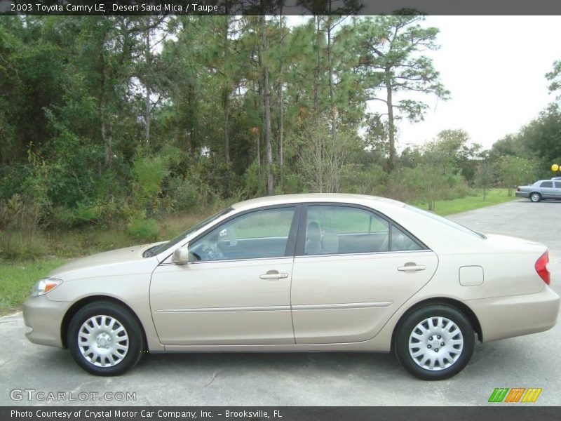Desert Sand Mica / Taupe 2003 Toyota Camry LE