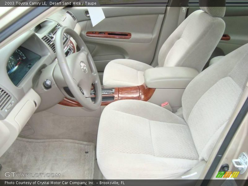 Desert Sand Mica / Taupe 2003 Toyota Camry LE