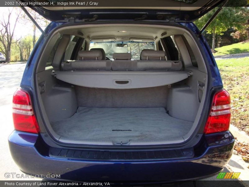 Indigo Ink Pearl / Gray 2002 Toyota Highlander I4