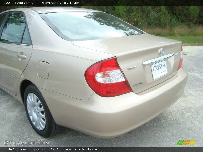 Desert Sand Mica / Taupe 2003 Toyota Camry LE
