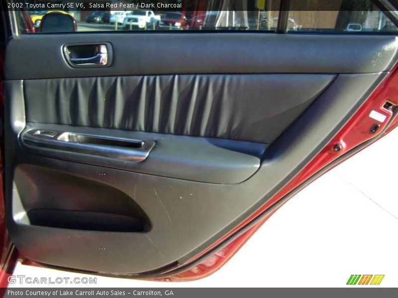 Salsa Red Pearl / Dark Charcoal 2002 Toyota Camry SE V6