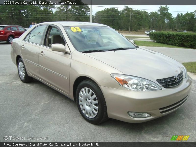 Desert Sand Mica / Taupe 2003 Toyota Camry LE