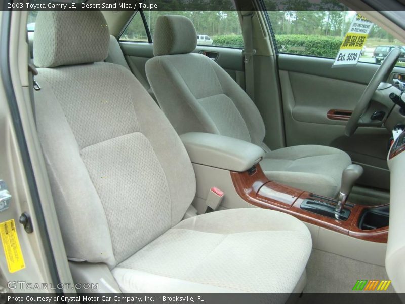 Desert Sand Mica / Taupe 2003 Toyota Camry LE