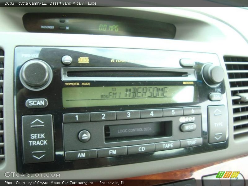 Desert Sand Mica / Taupe 2003 Toyota Camry LE