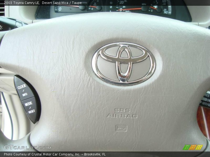 Desert Sand Mica / Taupe 2003 Toyota Camry LE
