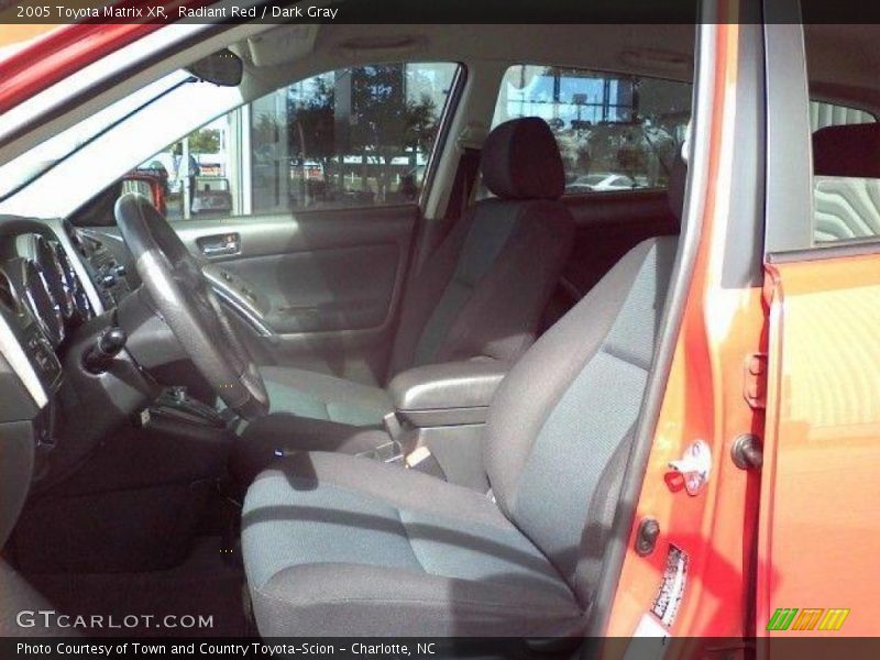 Radiant Red / Dark Gray 2005 Toyota Matrix XR