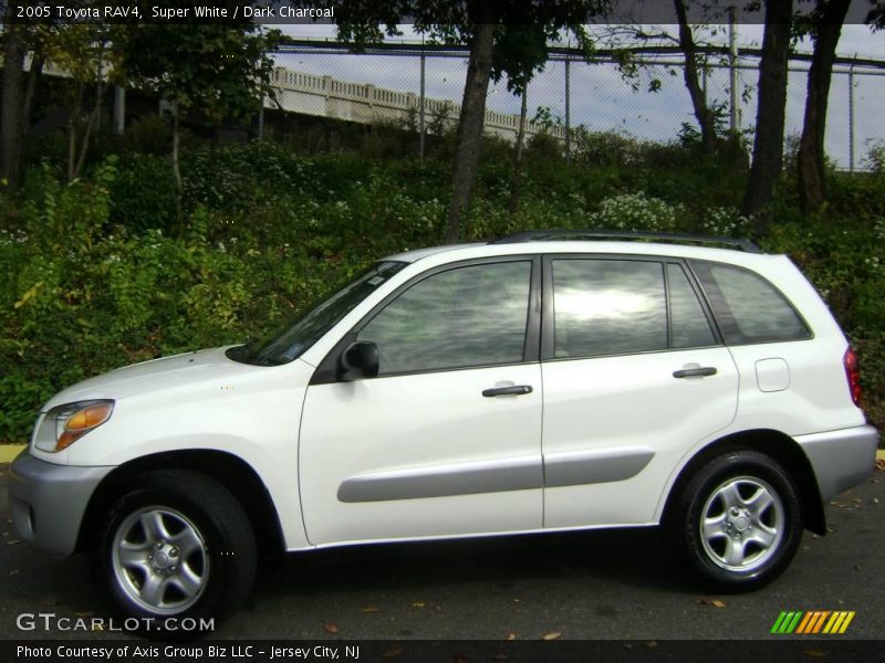 Super White / Dark Charcoal 2005 Toyota RAV4