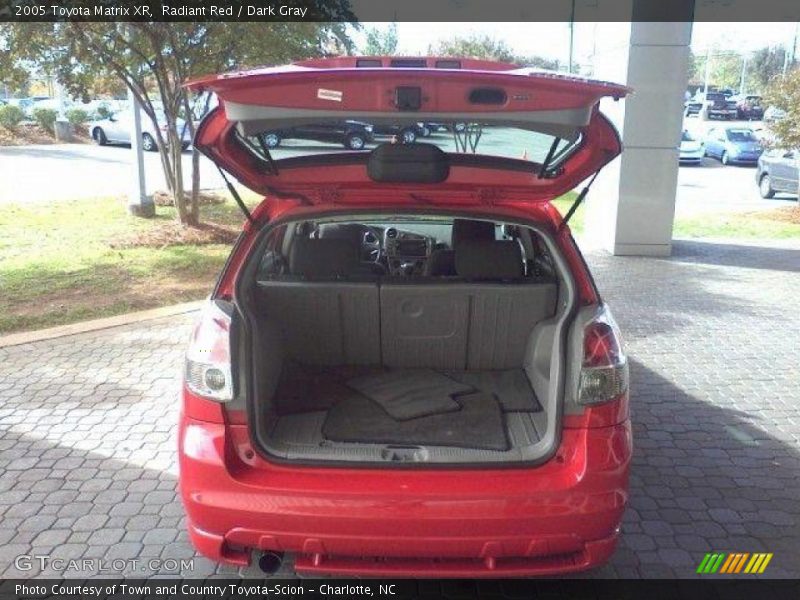 Radiant Red / Dark Gray 2005 Toyota Matrix XR