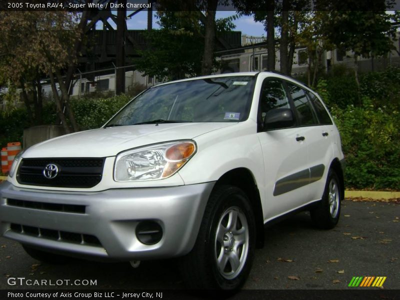 Super White / Dark Charcoal 2005 Toyota RAV4