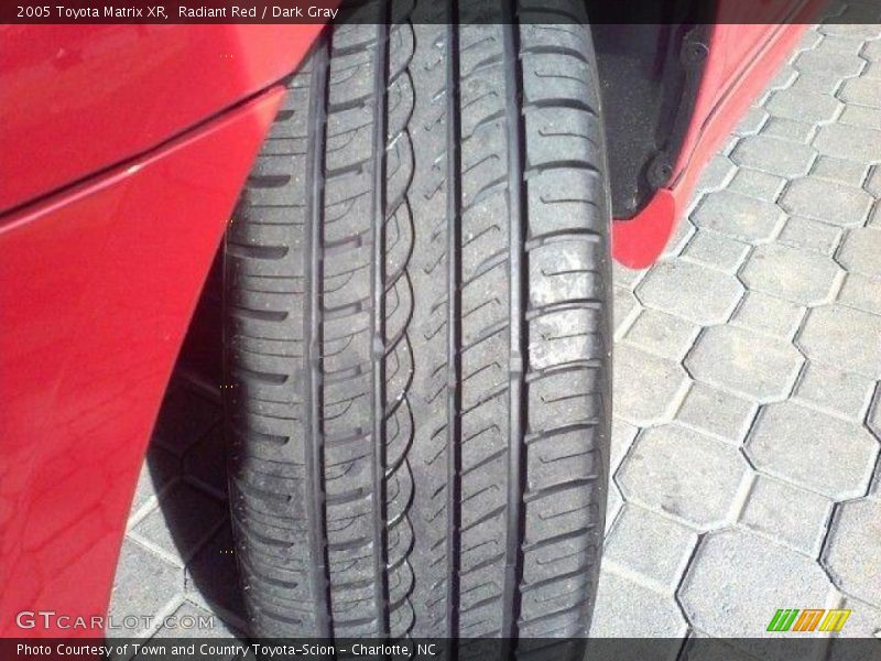 Radiant Red / Dark Gray 2005 Toyota Matrix XR