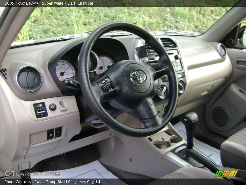 Super White / Dark Charcoal 2005 Toyota RAV4