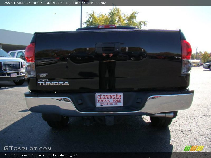 Black / Graphite Gray 2008 Toyota Tundra SR5 TRD Double Cab