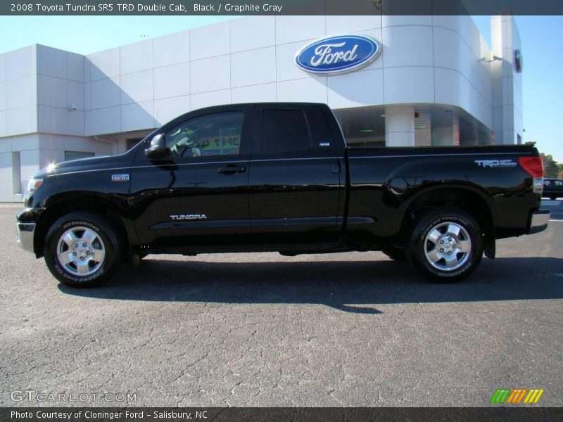 Black / Graphite Gray 2008 Toyota Tundra SR5 TRD Double Cab