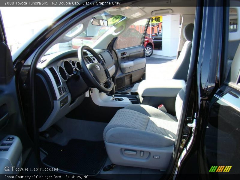 Black / Graphite Gray 2008 Toyota Tundra SR5 TRD Double Cab