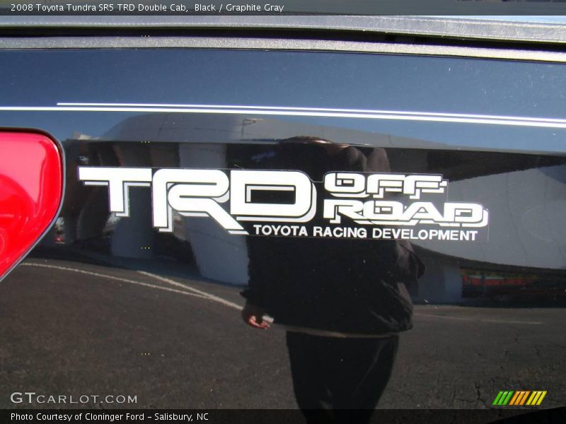 Black / Graphite Gray 2008 Toyota Tundra SR5 TRD Double Cab