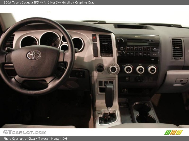 Silver Sky Metallic / Graphite Gray 2009 Toyota Sequoia SR5 4x4