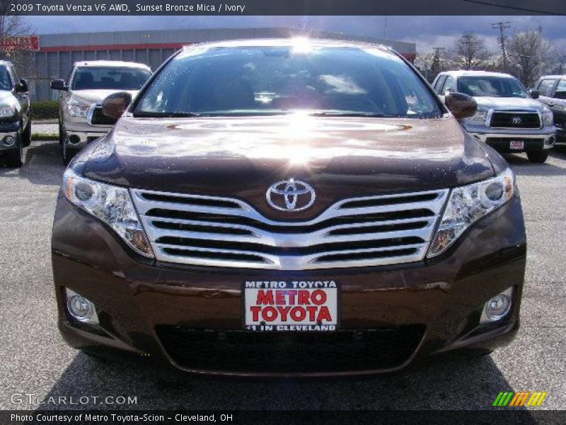 Sunset Bronze Mica / Ivory 2009 Toyota Venza V6 AWD