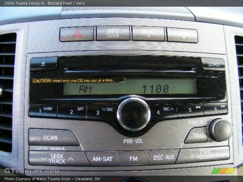 Blizzard Pearl / Ivory 2009 Toyota Venza I4
