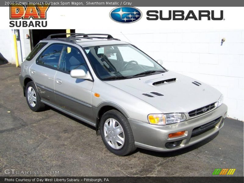 Silverthorn Metallic / Gray 2000 Subaru Impreza Outback Sport Wagon