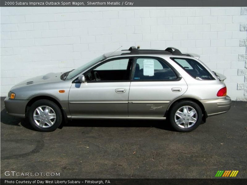 Silverthorn Metallic / Gray 2000 Subaru Impreza Outback Sport Wagon