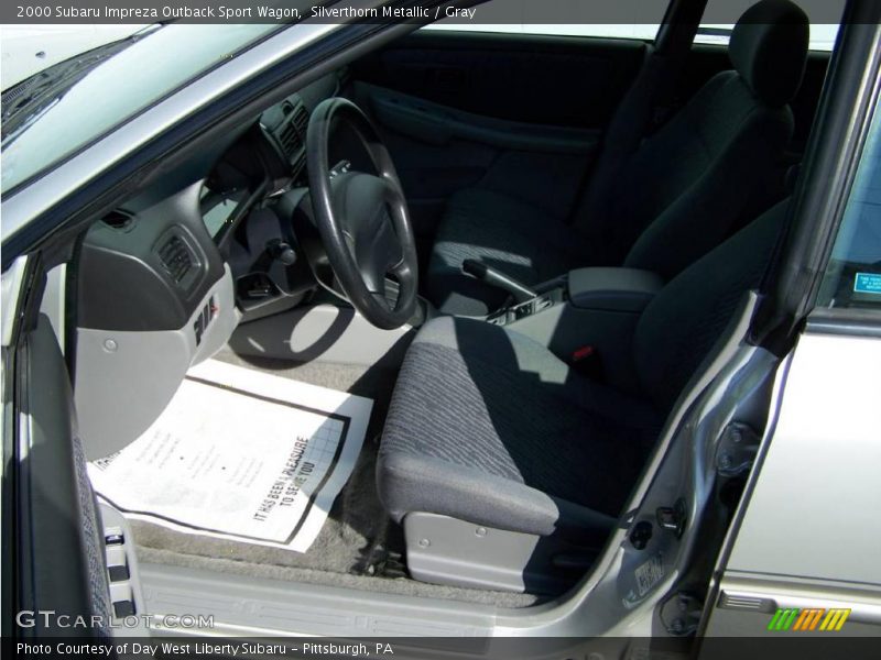 Silverthorn Metallic / Gray 2000 Subaru Impreza Outback Sport Wagon