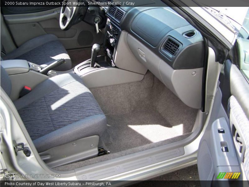 Silverthorn Metallic / Gray 2000 Subaru Impreza Outback Sport Wagon