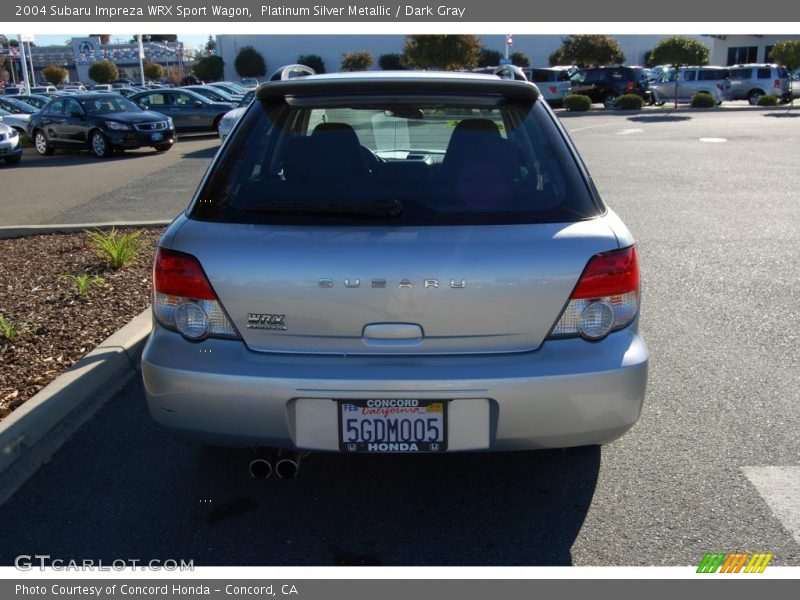 Platinum Silver Metallic / Dark Gray 2004 Subaru Impreza WRX Sport Wagon