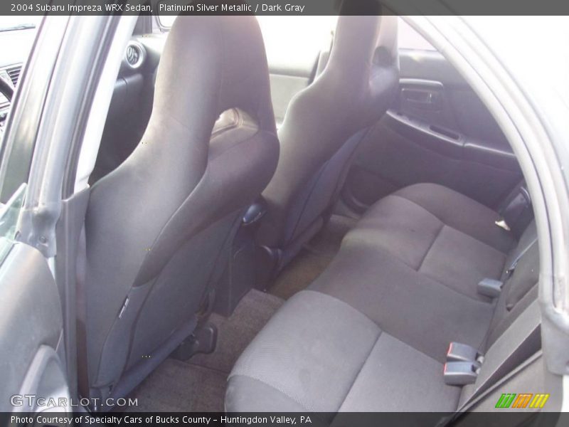 Platinum Silver Metallic / Dark Gray 2004 Subaru Impreza WRX Sedan