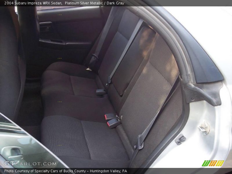 Platinum Silver Metallic / Dark Gray 2004 Subaru Impreza WRX Sedan