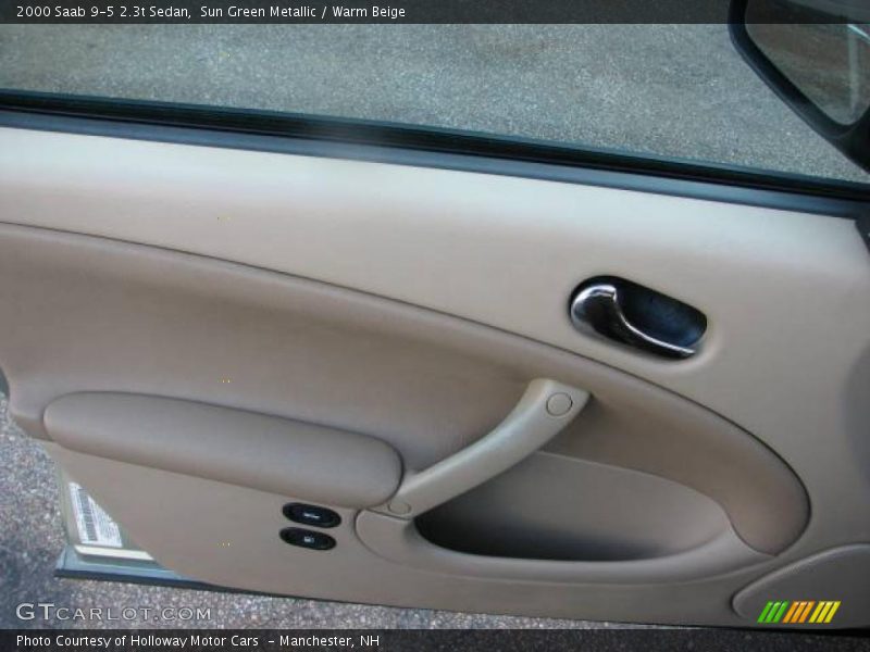 Sun Green Metallic / Warm Beige 2000 Saab 9-5 2.3t Sedan