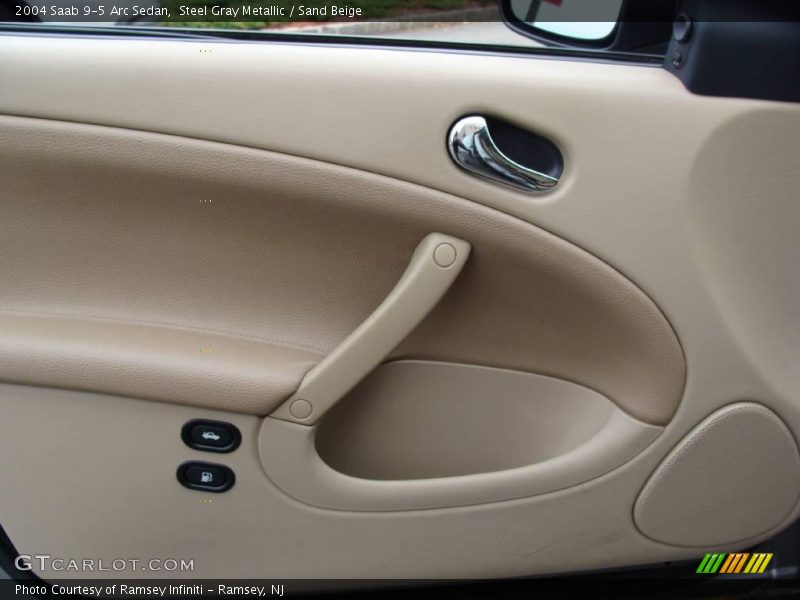 Steel Gray Metallic / Sand Beige 2004 Saab 9-5 Arc Sedan