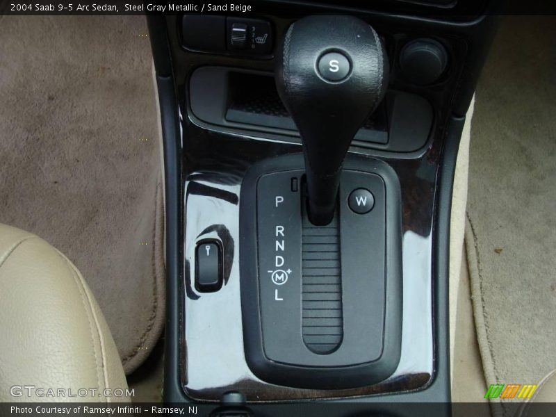 Steel Gray Metallic / Sand Beige 2004 Saab 9-5 Arc Sedan