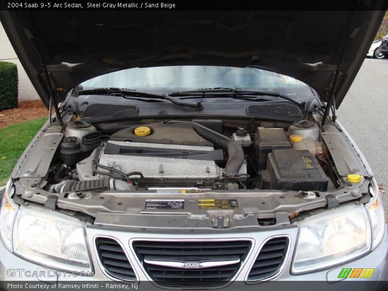 Steel Gray Metallic / Sand Beige 2004 Saab 9-5 Arc Sedan