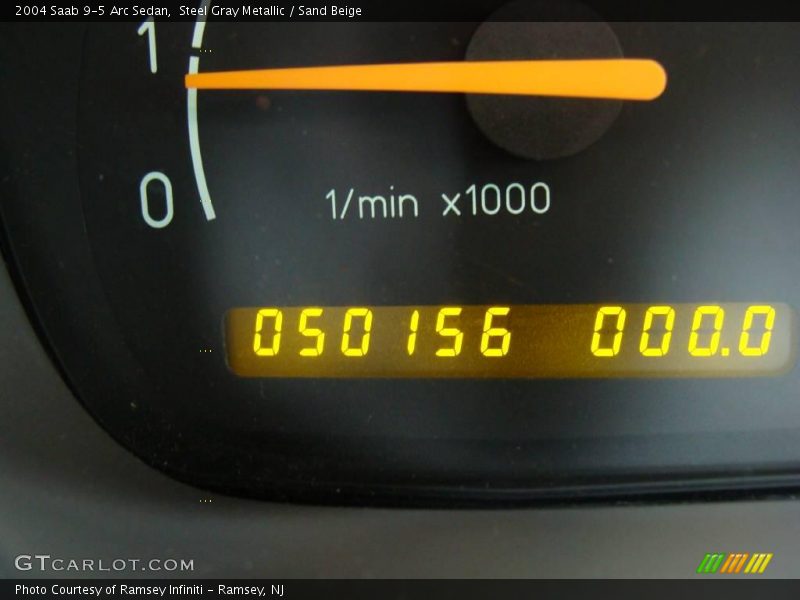 Steel Gray Metallic / Sand Beige 2004 Saab 9-5 Arc Sedan