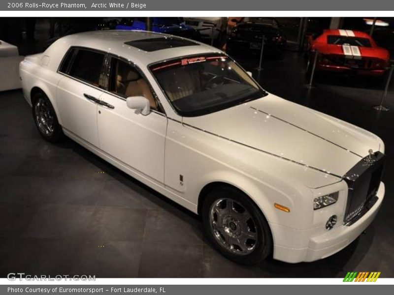 Arctic White / Beige 2006 Rolls-Royce Phantom
