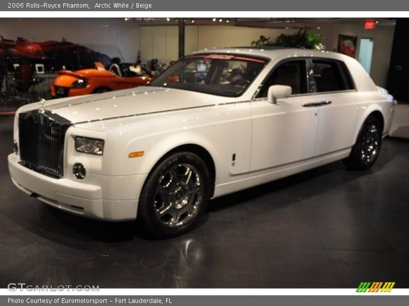 Arctic White / Beige 2006 Rolls-Royce Phantom