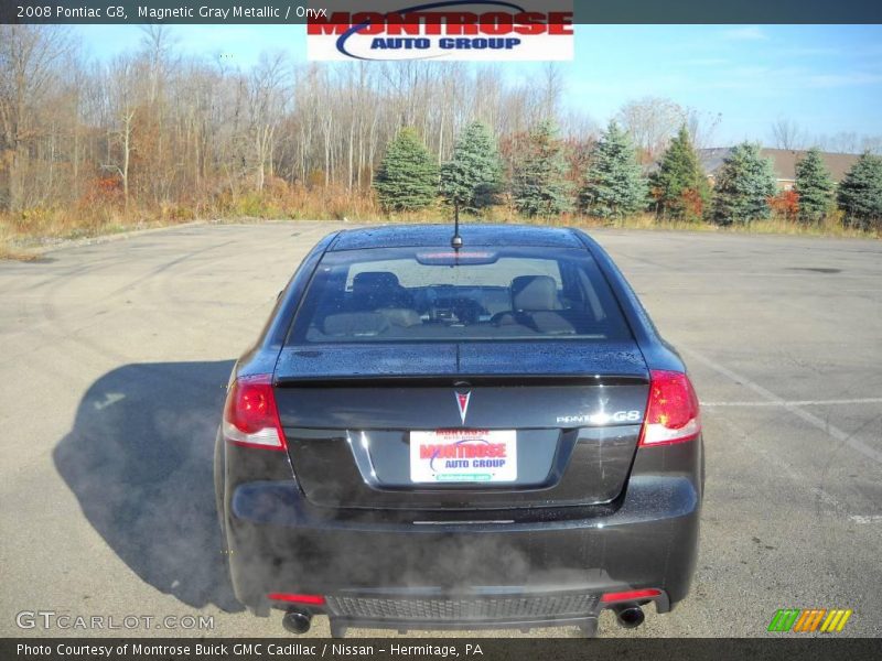 Magnetic Gray Metallic / Onyx 2008 Pontiac G8