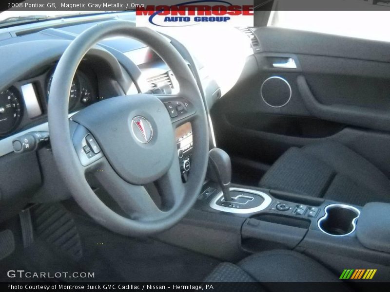 Magnetic Gray Metallic / Onyx 2008 Pontiac G8