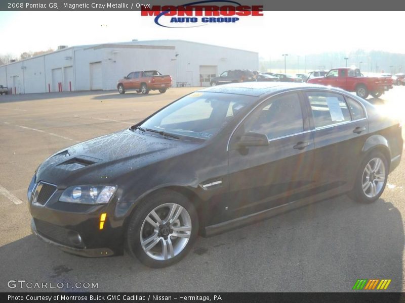 Magnetic Gray Metallic / Onyx 2008 Pontiac G8